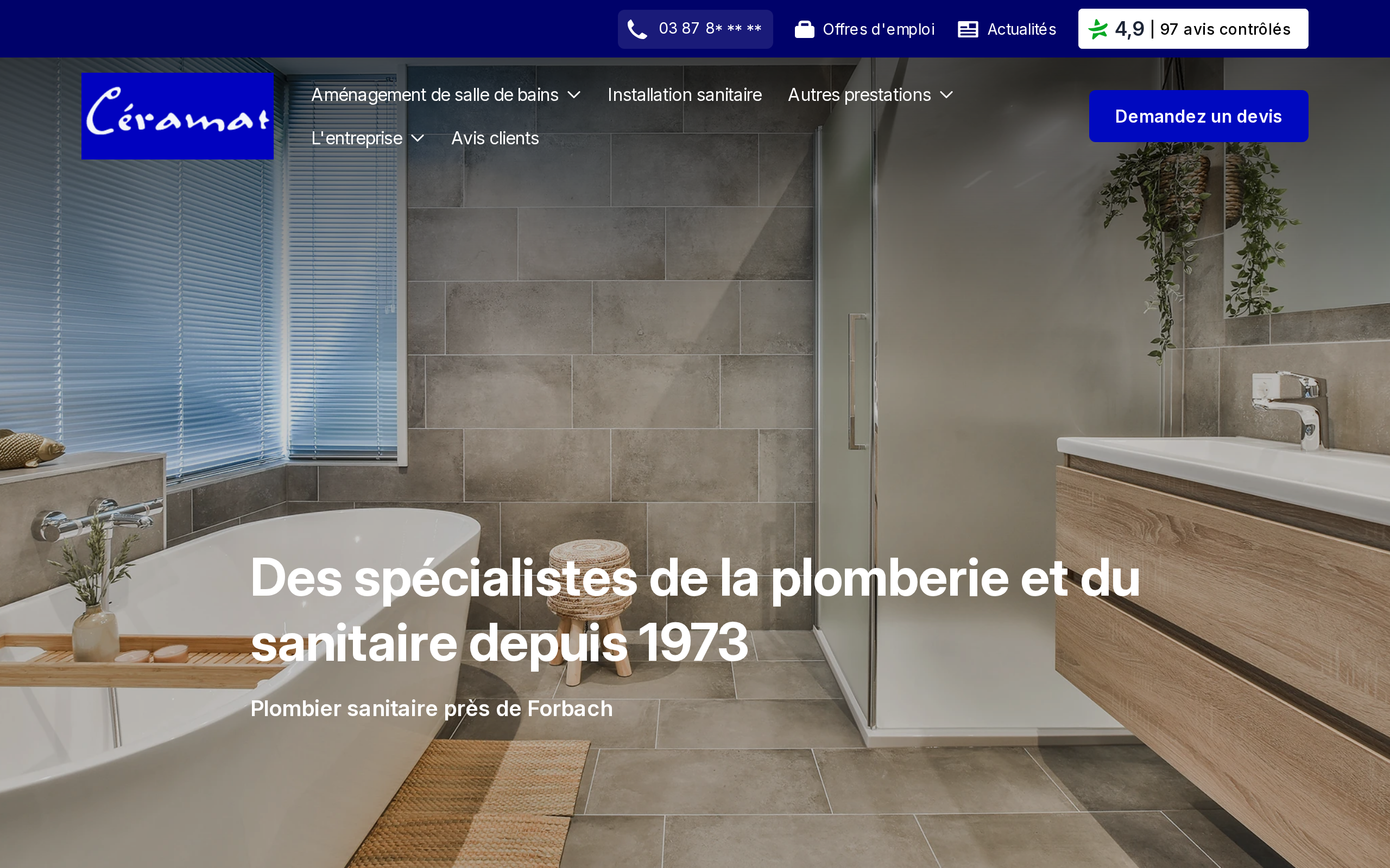 Aperçu du site CERAMAT