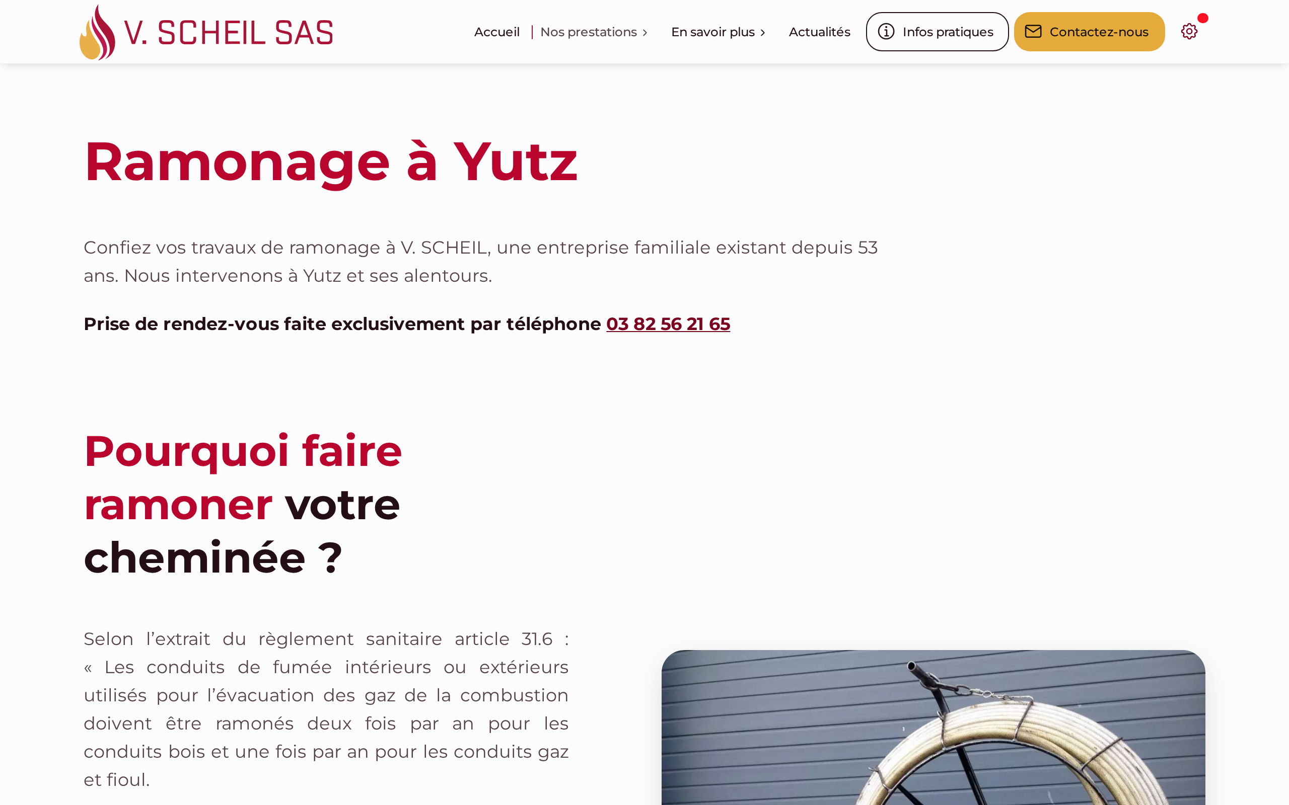 Aperçu du site V. SCHEIL SAS