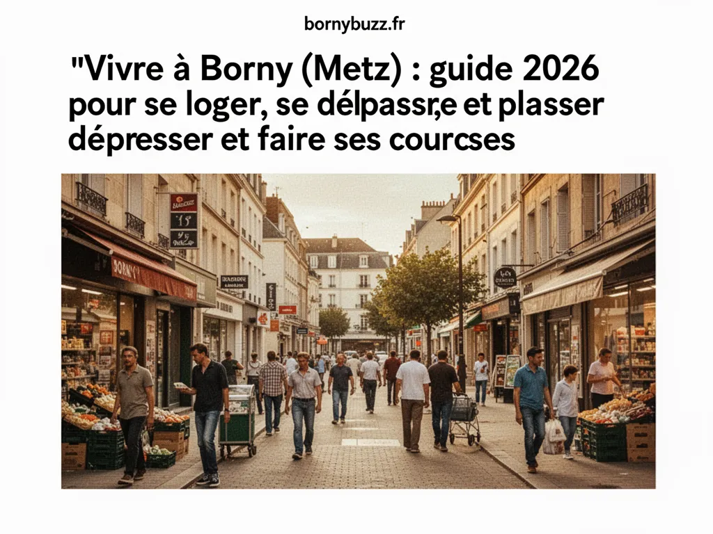Vivre à Borny Metz : logement, transports et vie de quartier 2026