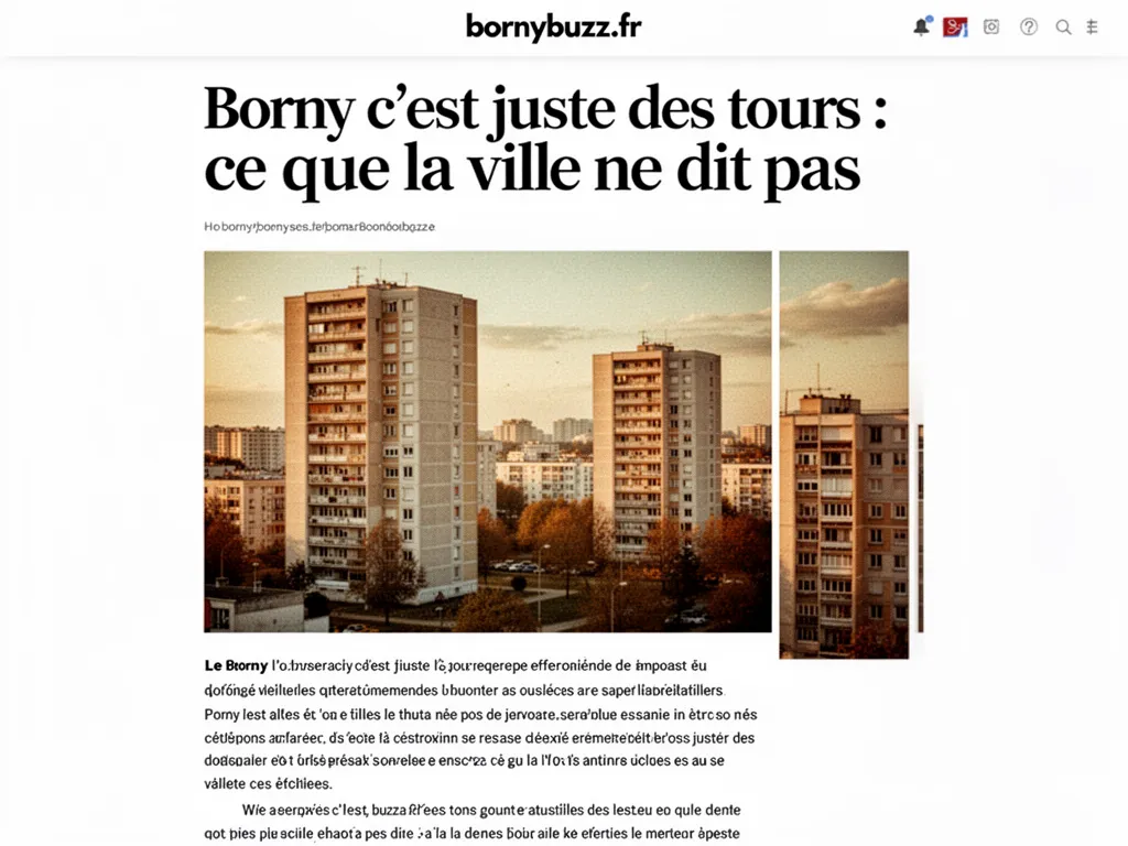 Borny c'est juste des tours : ce que la ville ne dit pas