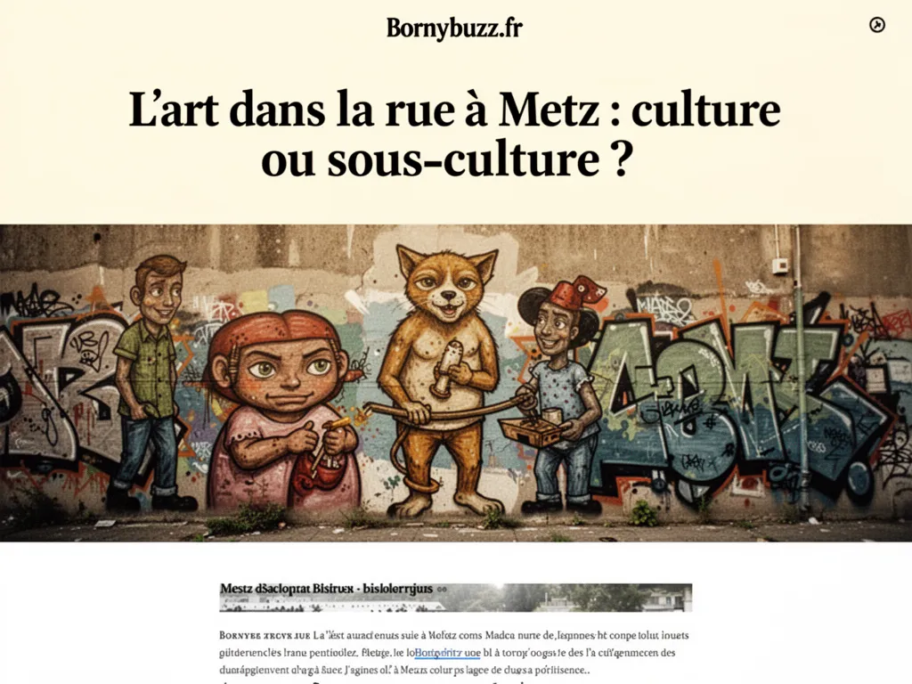 L'art dans la rue à Metz : culture ou sous-culture ?