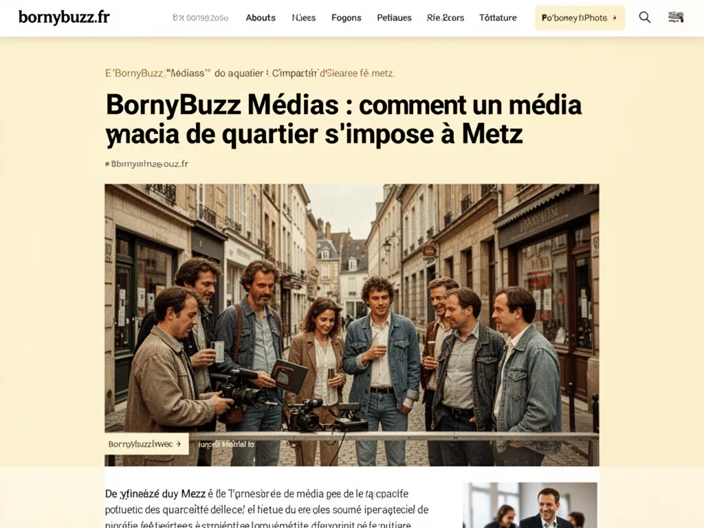 BornyBuzz Médias : comment un média de quartier s'impose à Metz