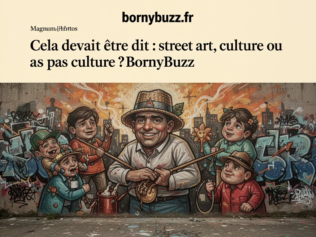 Cela devait être dit : street art, culture ou pas culture ?BornyBuzz