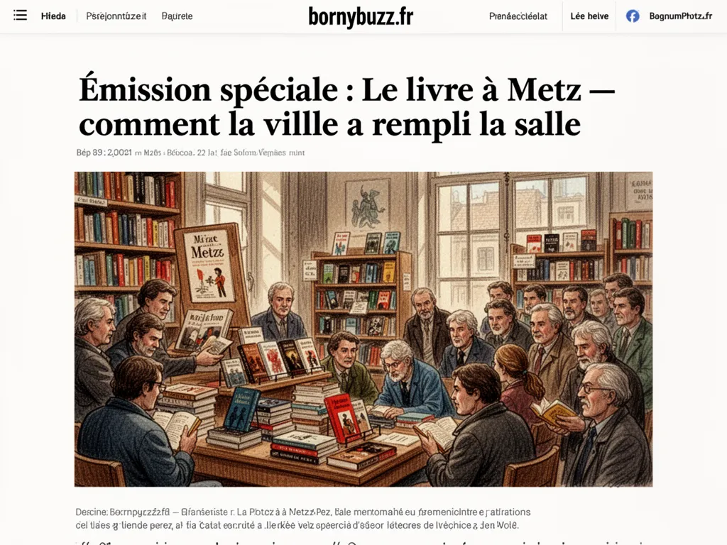 Émission spéciale : Le livre à Metz : comment la ville a rempli la salle