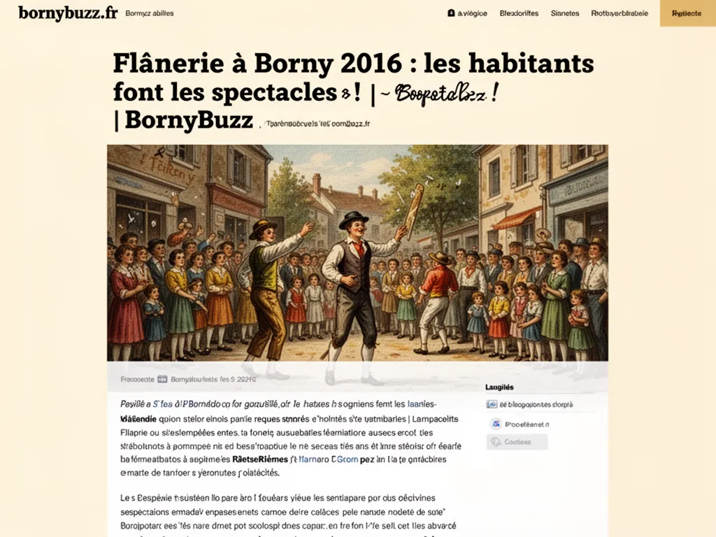 Flânerie à Borny 2016 : les habitants font les spectacles ! | BornyBuzz
