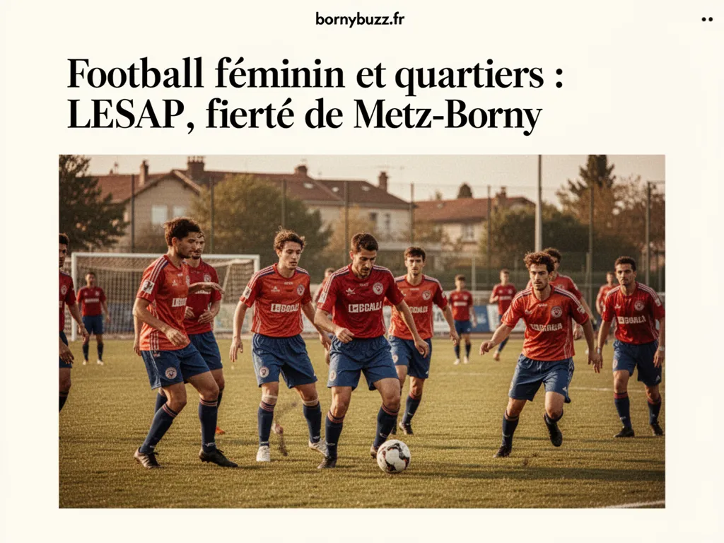 Football féminin et quartiers : LESAP, fierté de Metz-Borny