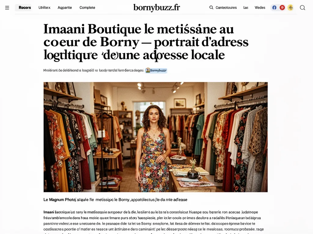 Imaani Boutique Borny — Mode, métissage et créateurs à Metz