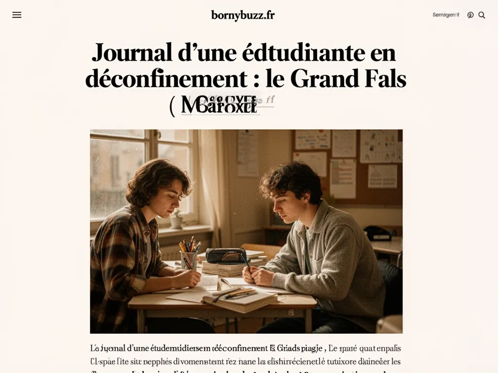 Journal d'une étudiante en déconfinement : le Grand Final