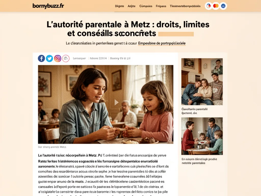 L'autorité parentale à Metz : droits, limites et conseils concrets