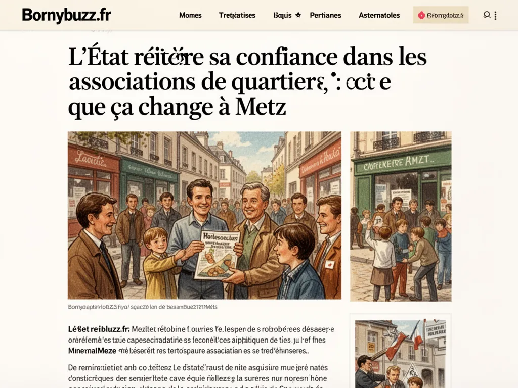 L'État réitère sa confiance dans les associations de quartiers : ce que ça change à Metz