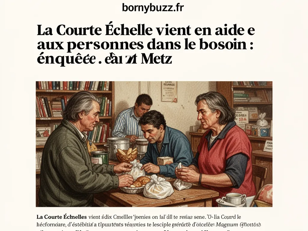 La Courte Échelle vient en aide aux personnes dans le besoin : enquête à Metz