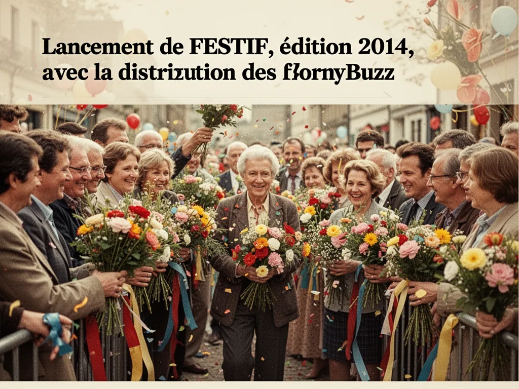 Lancement de FESTIF, édition 2014, avec la distribution des fleurs | BornyBuzz