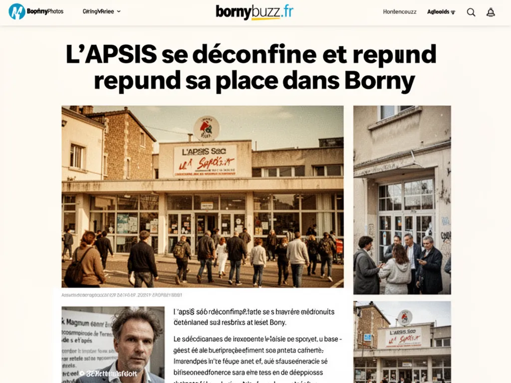 L'APSIS se déconfine et reprend sa place dans Borny