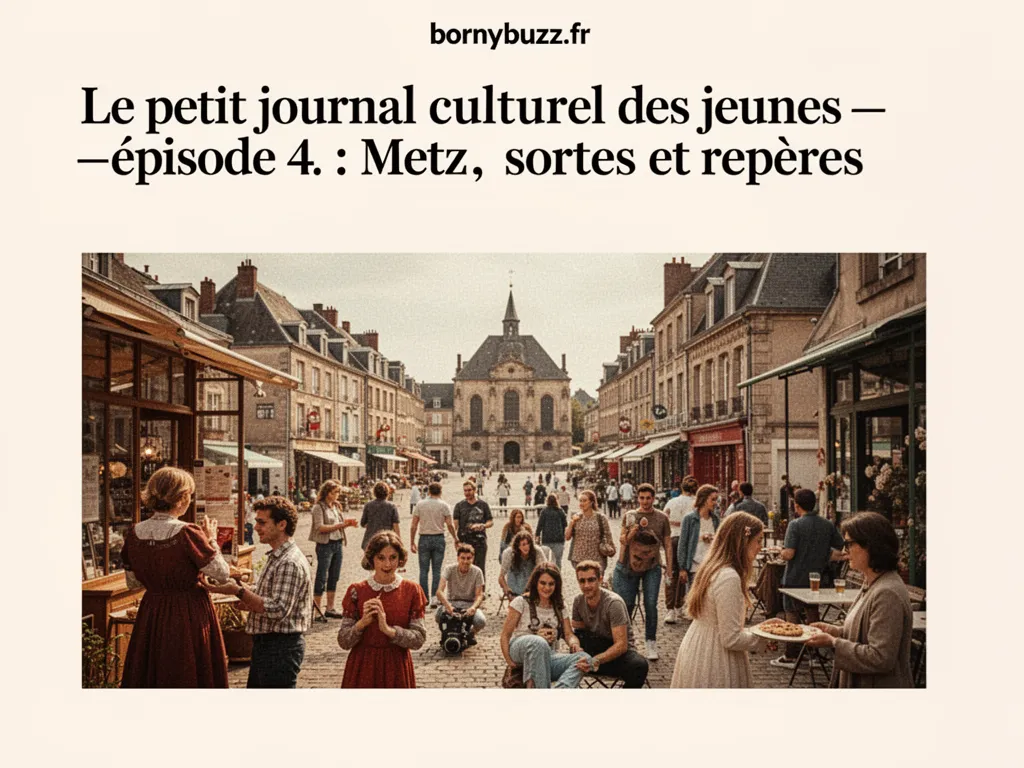 Le petit journal culturel des jeunes : épisode 4 : Metz, sorties et repères