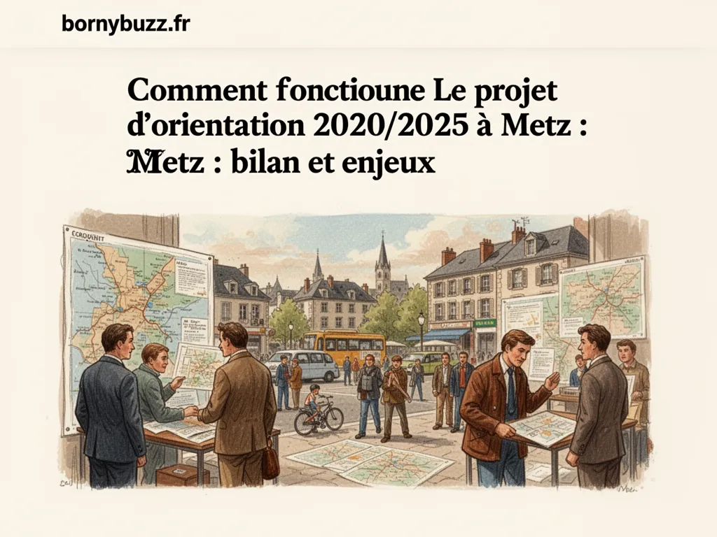 Comment fonctionne Le projet d'orientation 2020/2025 à Metz : bilan et enjeux