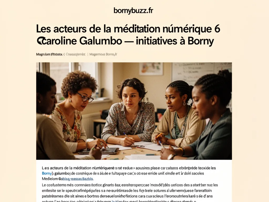 les acteurs de la mediation numerique 6 caroline galumbo : initiatives à Borny