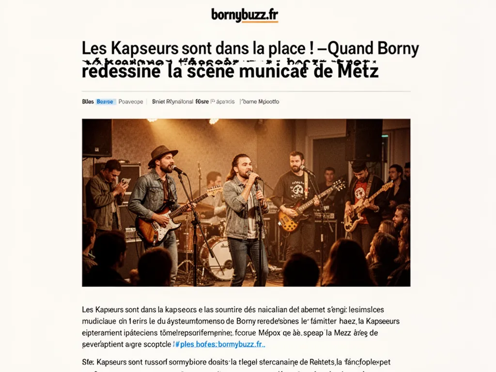 Les Kapseurs sont dans la place ! : Quand Borny redessine la scène musicale de Metz