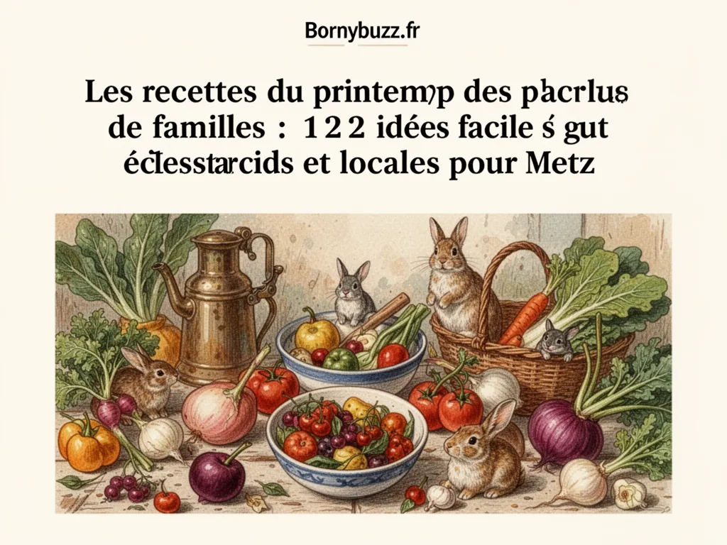 Les recettes du printemps des familles : 12 idées faciles et locales pour Metz