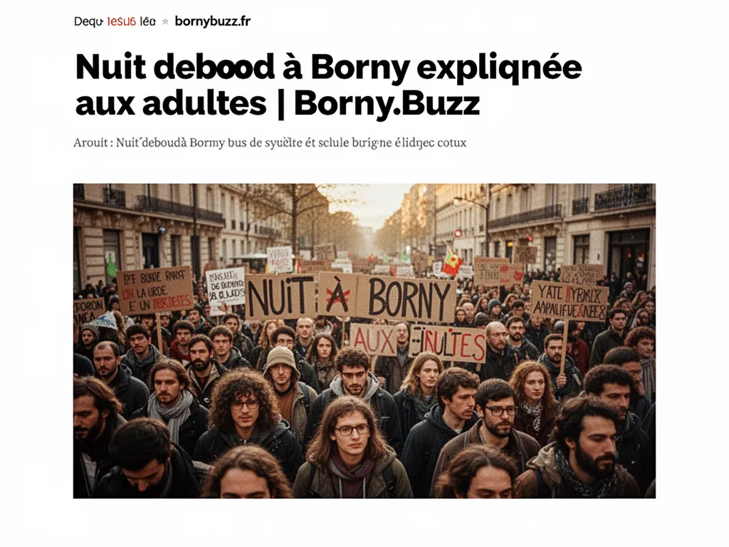 Nuit debout à Borny expliquée aux adultes | BornyBuzz