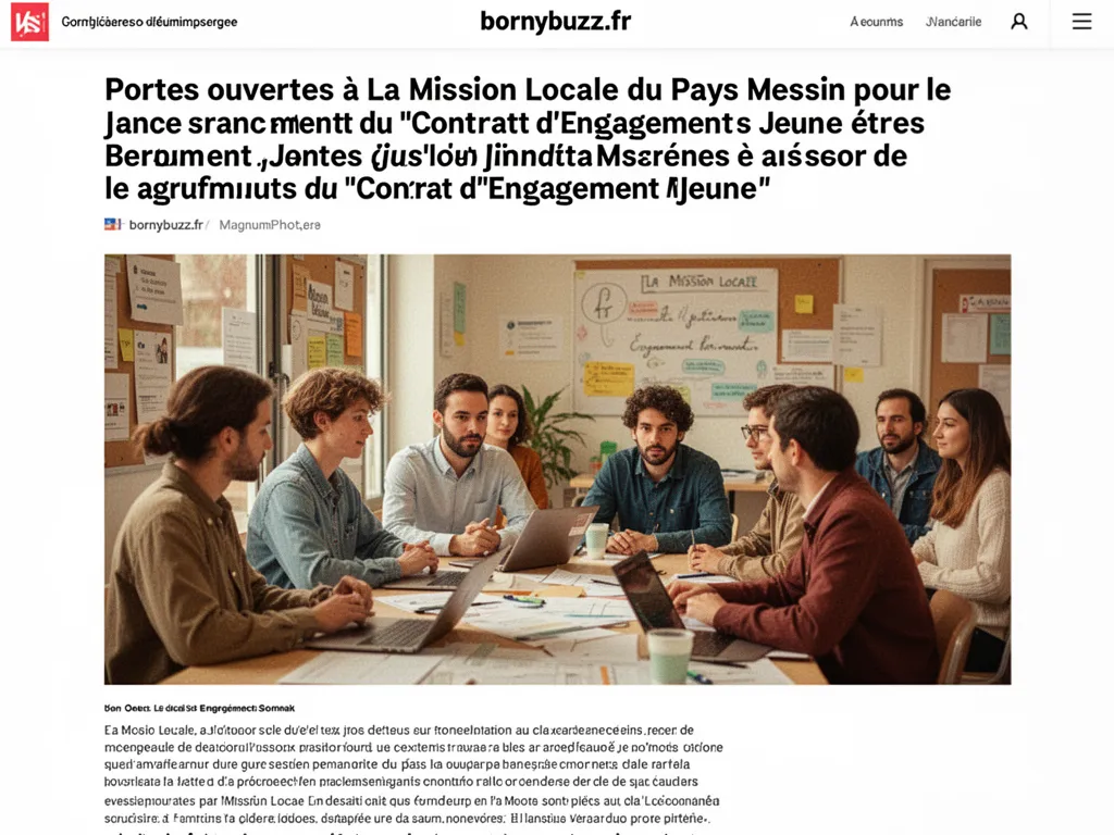 Portes ouvertes à La Mission Locale du Pays Messin pour le lancement du "Contrat d'Engagement Jeune"