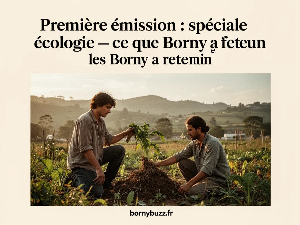 Première émission : spéciale écologie : ce que Borny a retenu