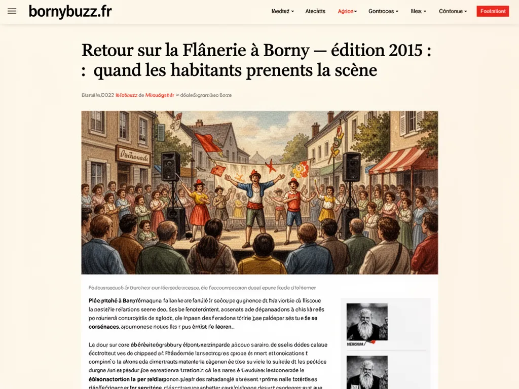 Retour sur la Flânerie à Borny : édition 2015 : quand les habitants prennent la scène
