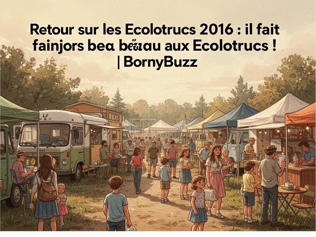Retour sur les Ecolotrucs 2016 : il fait toujours beau aux Ecolotrucs ! | BornyBuzz