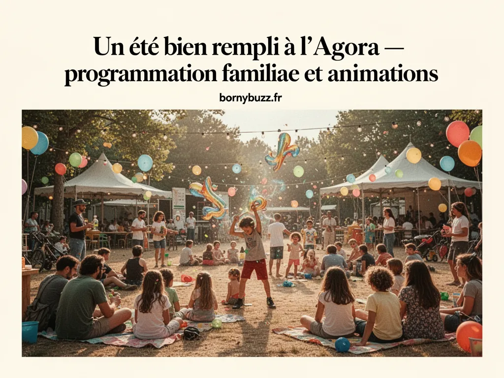 Un été bien rempli à l'Agora : programmation familiale et animations