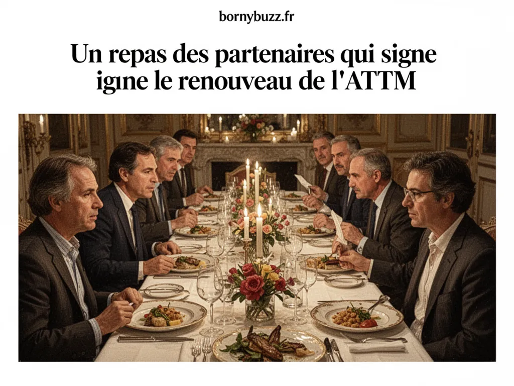 Un repas des partenaires qui signe le renouveau de l'ATTM