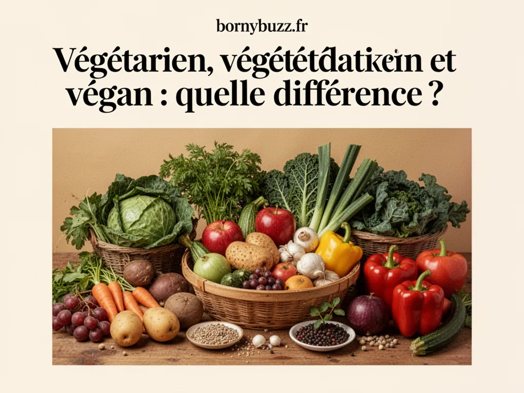 Végétarien, végétalien et végan : quelle différence ?
