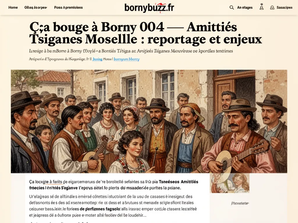 Ça bouge à Borny 04 : Amitiés Tsiganes Moselle : reportage et enjeux