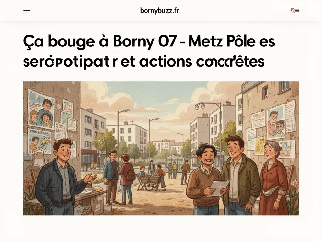 Ça bouge à Borny 07 : Metz Pôle Services : portrait et actions concrètes