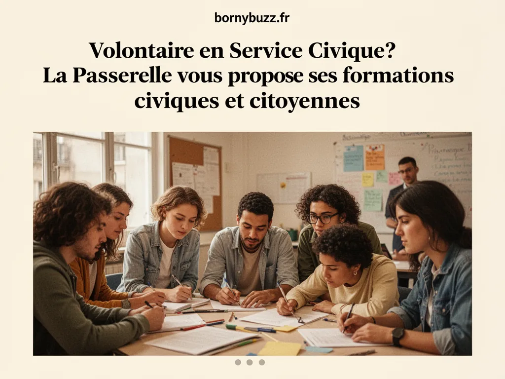Volontaire en Service Civique? La Passerelle vous propose ses formations civiques et citoyennes