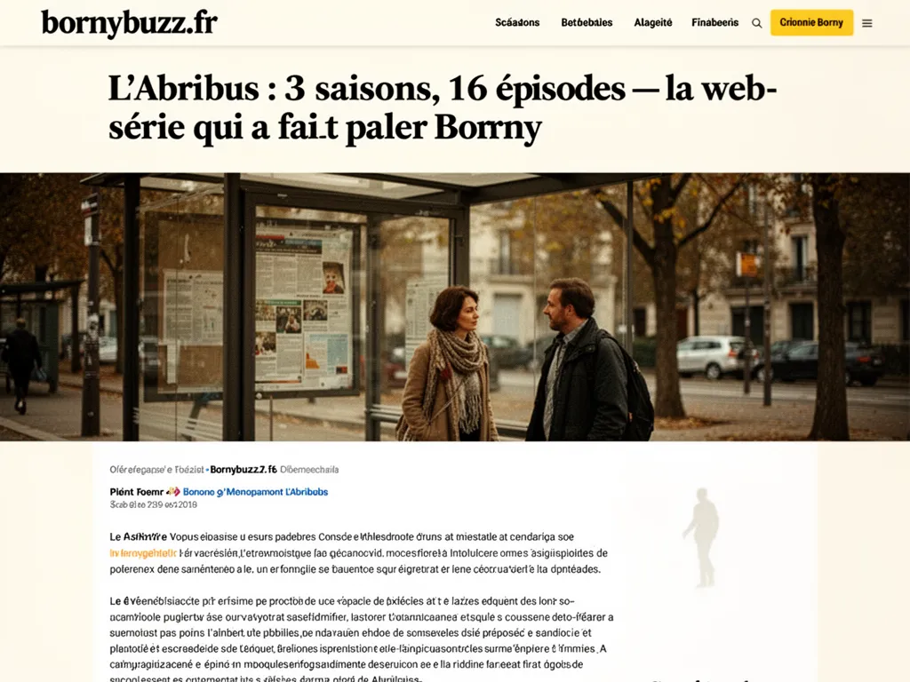 L’Abribus : 3 saisons, 16 épisodes : la web-série qui a fait parler Borny