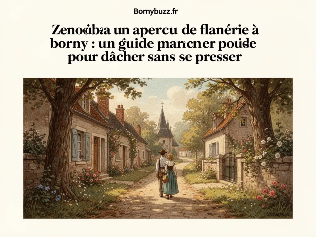 zenouba un apercu de flanerie a borny : un guide pour marcher sans se presser